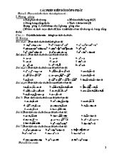 Ôn tập Đại số 9 - Các phép biến đổi đồng nhất